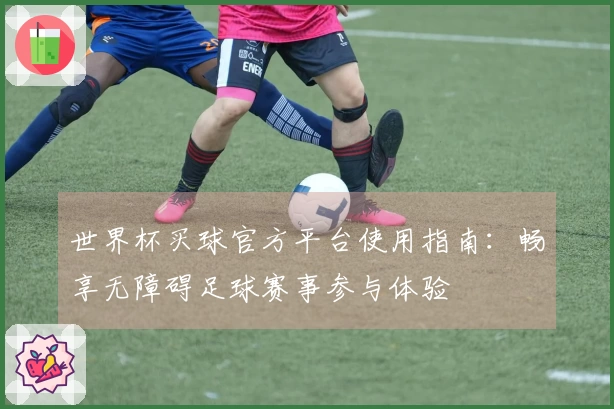 世界杯买球官方平台使用指南：畅享无障碍足球赛事参与体验